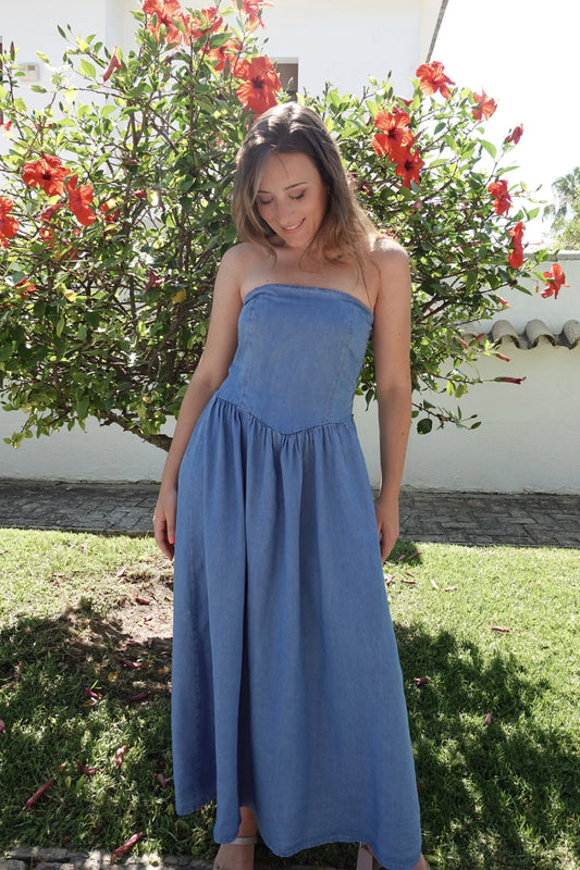 VESTIDO GIA DENIM