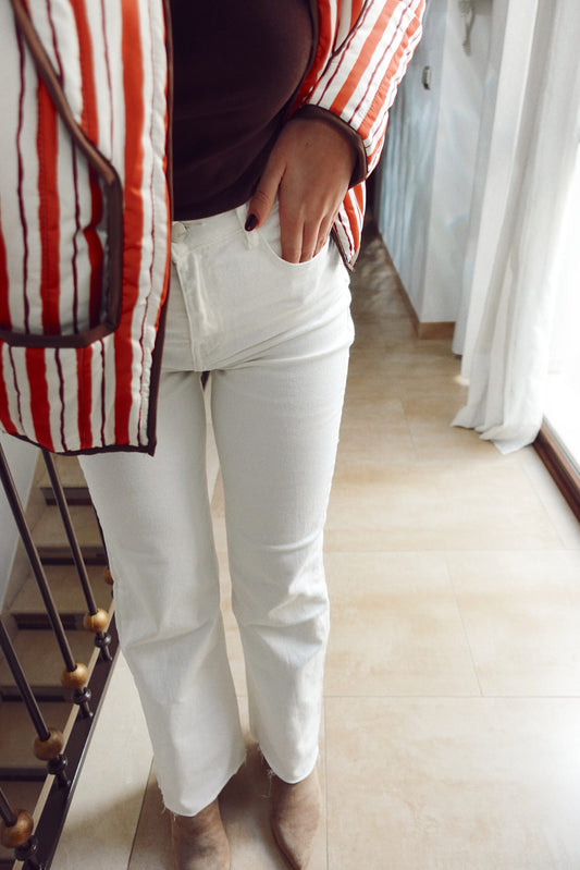 JEANS RECTOS BLANCOS