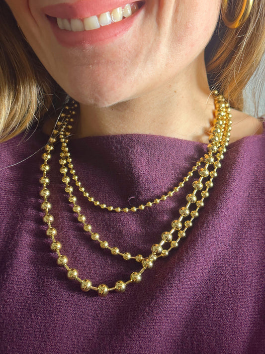COLLAR TRIPLE BORLONES