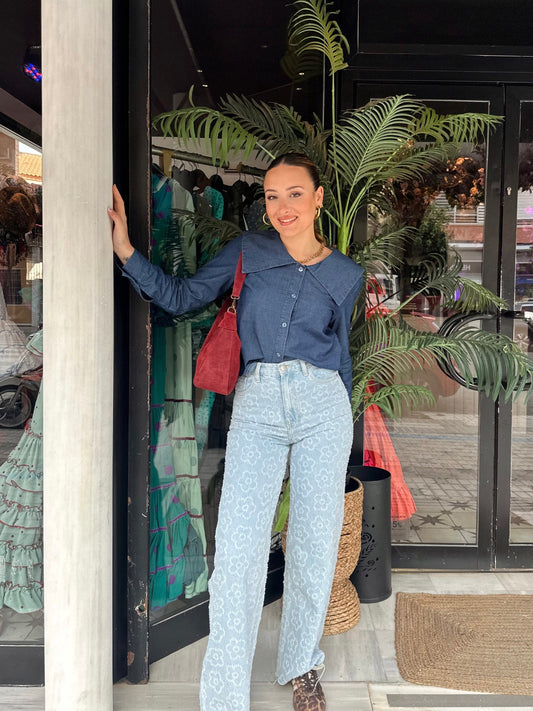 JEANS FLORES