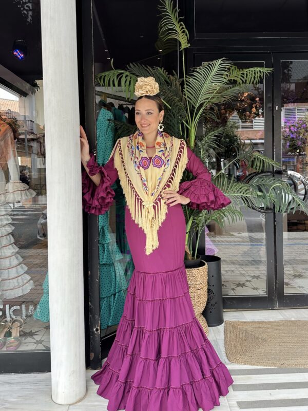 VESTIDO FLAMENCA CATALINA BUGANVILLA - Imagen 2