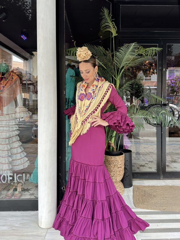 VESTIDO FLAMENCA CATALINA BUGANVILLA